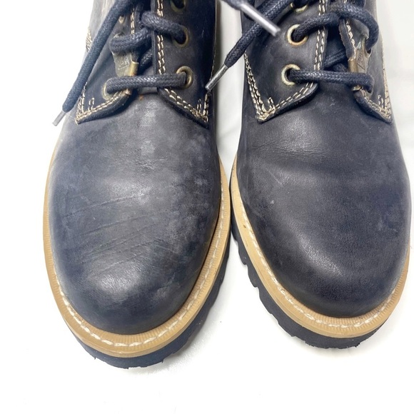 Vintage Guess by Georges Marciano Chunky Lace Up Leather Shoes Lug Sole 7 - Picture 4 of 7